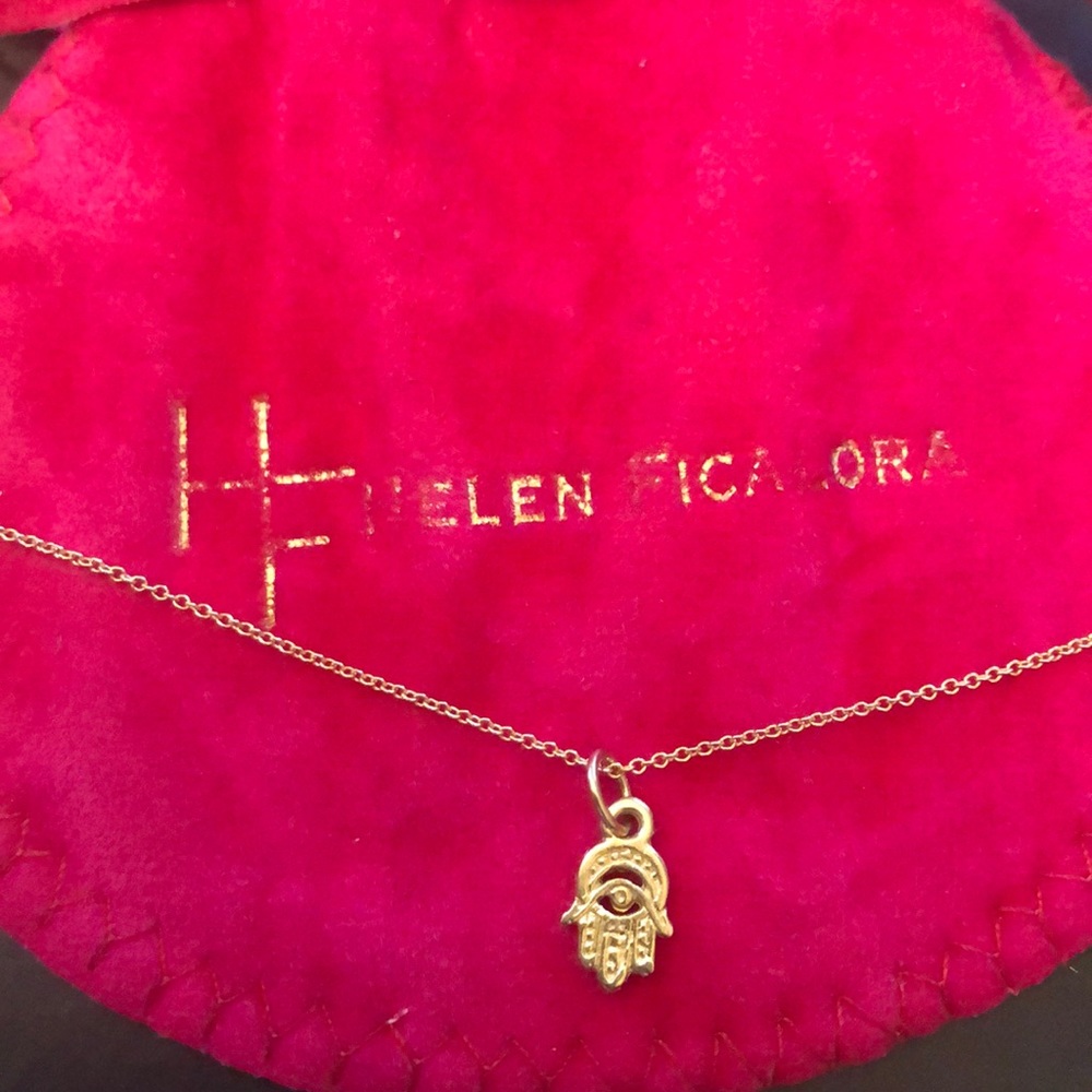 Hamsa Hand 14k gold Helen Ficalora Charm